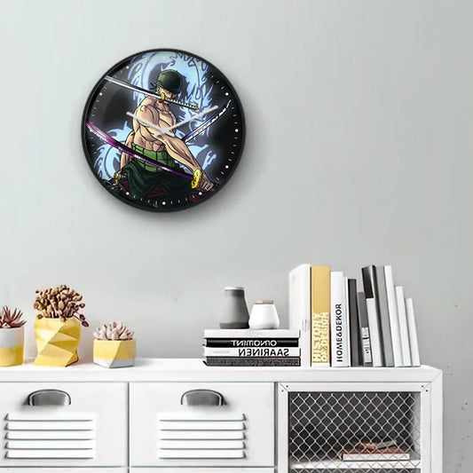 One Piece Zoro Wall Clock