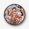 One Piece Together Wall Clock