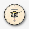 Islamic typography wall clock