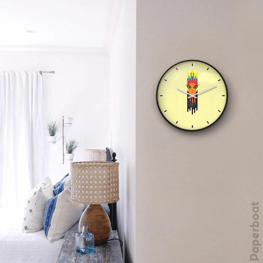 Durga themed Wall Clock