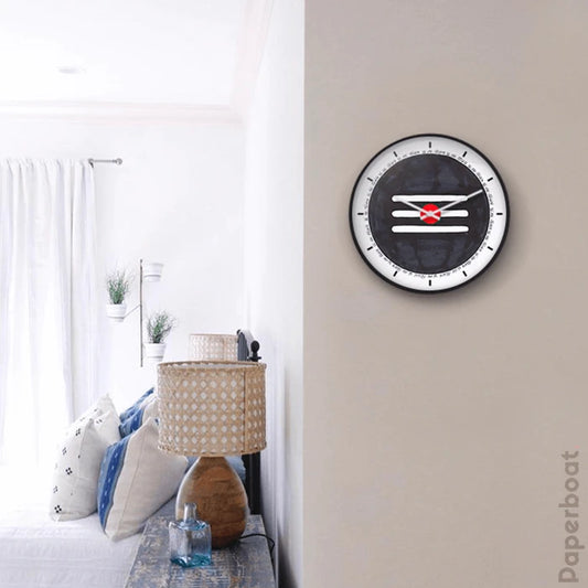 Shiva symbol Wall Clock