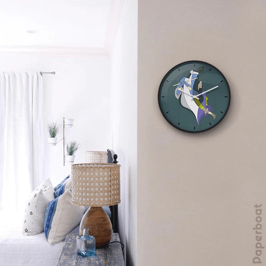 Radha Krishna dark Wall Clock