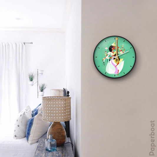 Saraswati Wall Clock