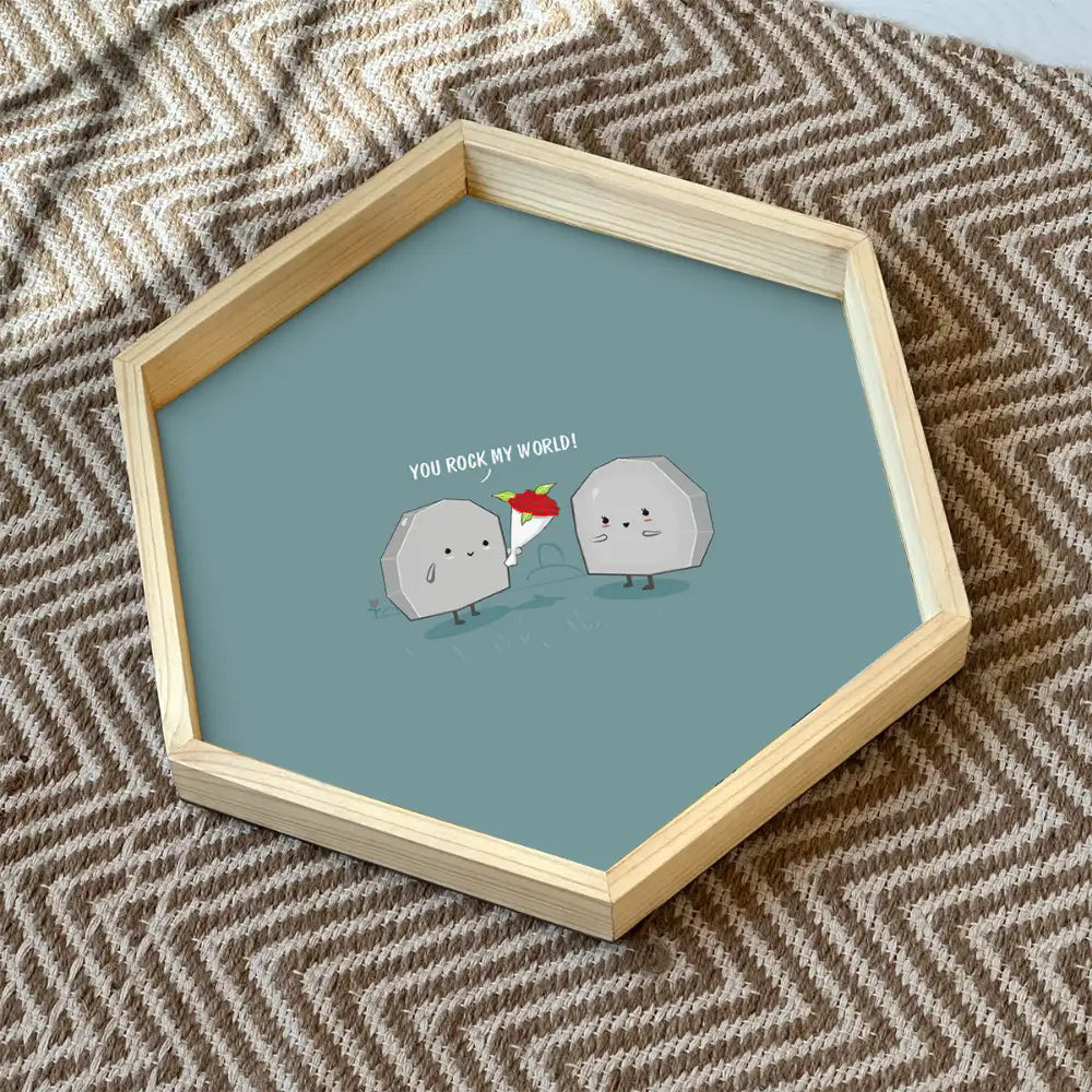 You rock my world Resin Tray