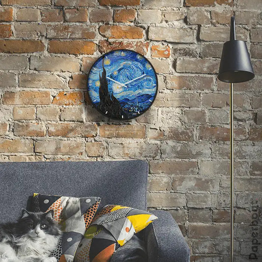The Starry Night Wall Clock