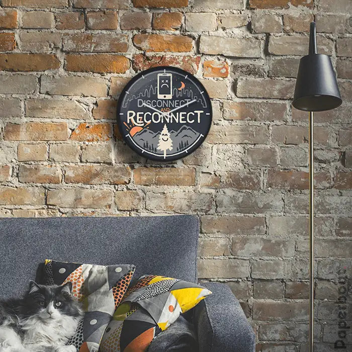 Disconnect Reconnect Wall Clock