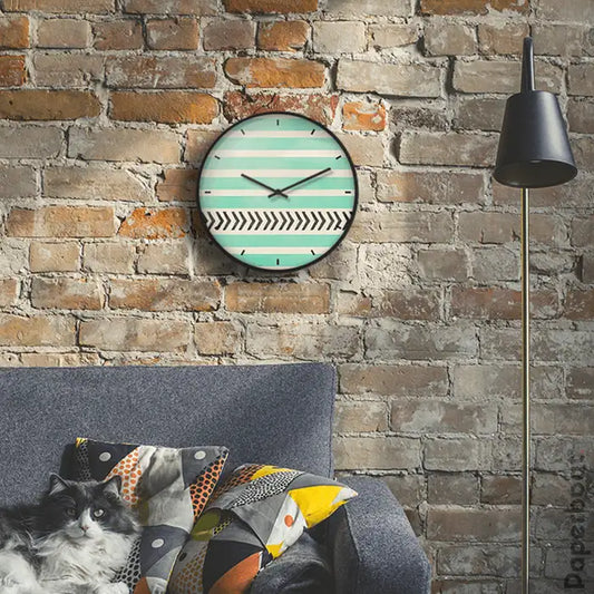 Aesthetic Texture A19 Wall Clock