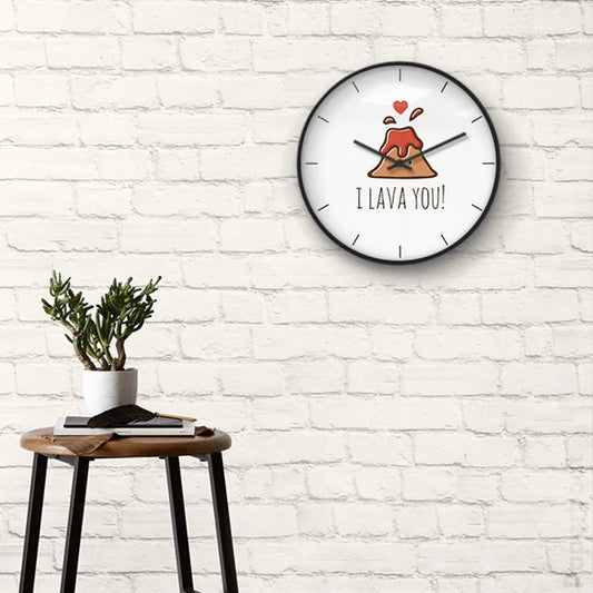 I lava You Wall Clock