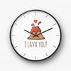 I lava You Wall Clock