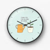 Helping me grow Wall Clock
