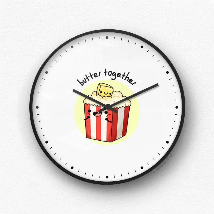 Butter Together Wall Clock