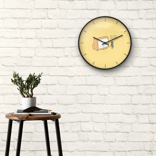 Everything Under Control Wall Clock