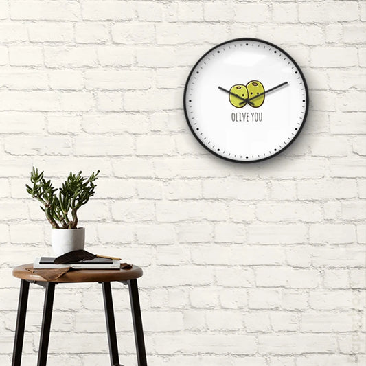 OLIVE YOU Wall Clock