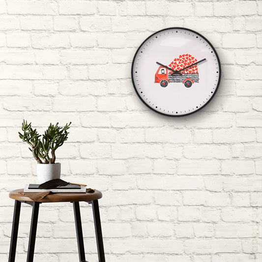 Love truck Wall Clock