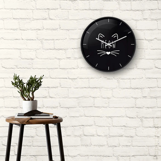 MEOW Wall Clock