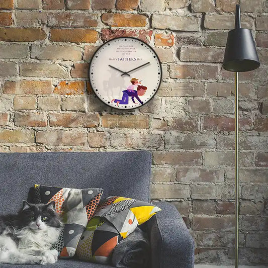 Happy fathers day Wall Clock