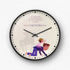 Happy fathers day Wall Clock