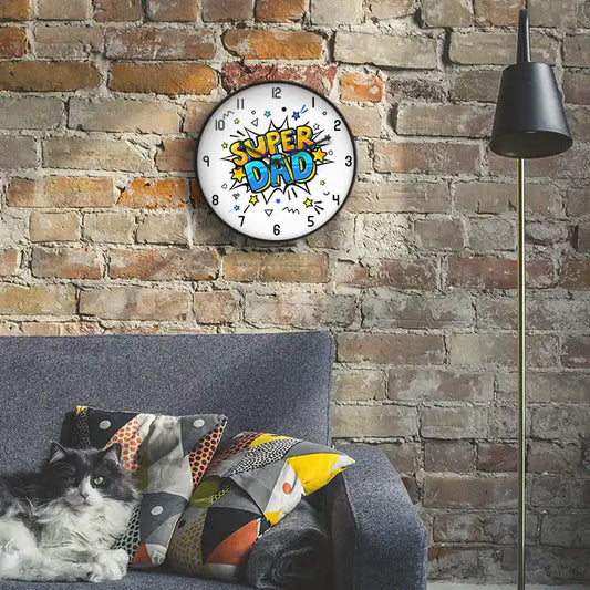 Super Dad Wall Clock