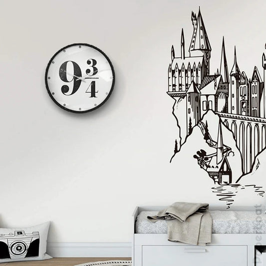 Platform nine and three-quarters Wall Clock
