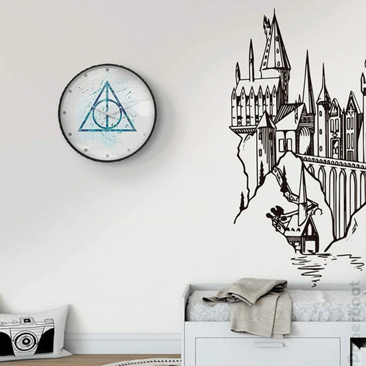 Deathly Hallows symbol Wall Clock