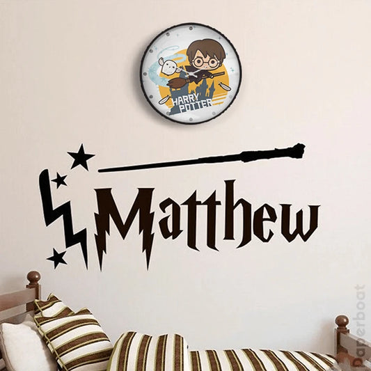 Harry Potter Cartoon Wall Clock