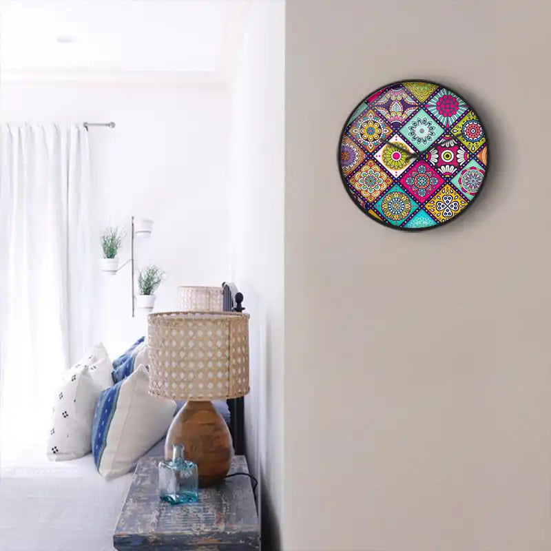 Bengali pattern Wall Clock