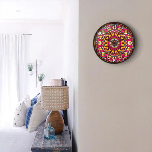 Bengali mandala Wall Clock