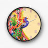 Bengali Peacock Wall Clock