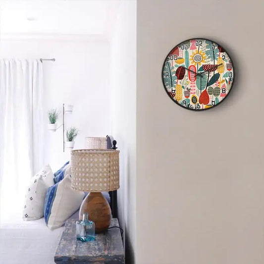 Bengali light pattern Wall Clock