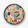 Bengali light pattern Wall Clock