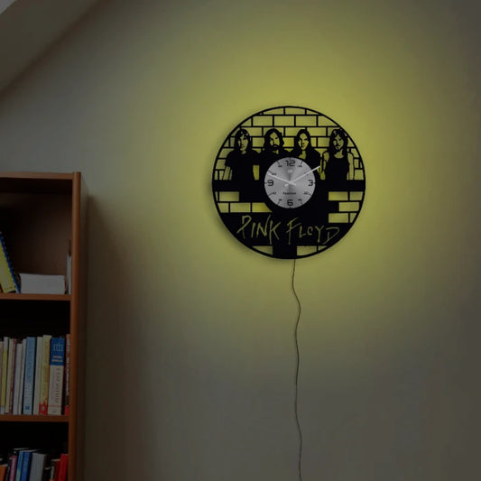 Pink Floyd Vinyl Wall Clock