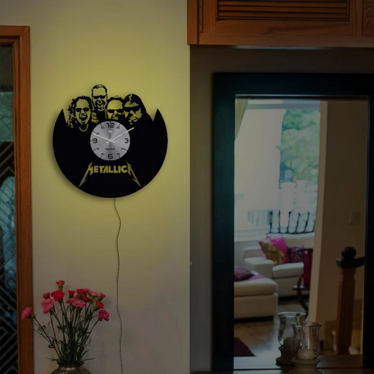 Metallica Vinyl Wall Clock