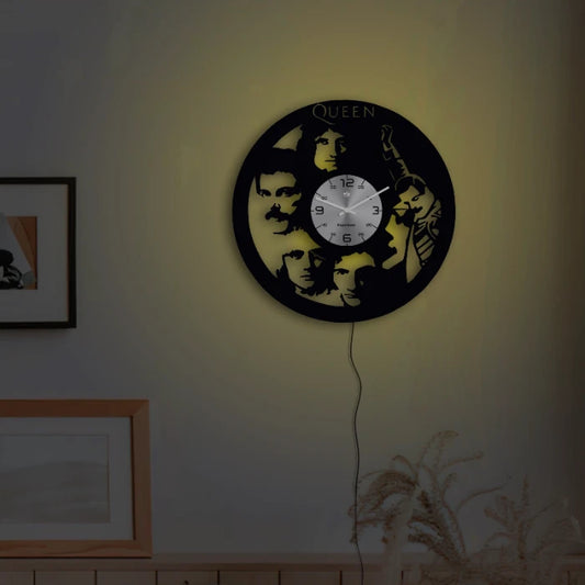 Queen Vinyl Wall Clock