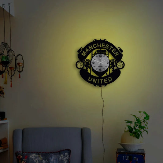Manchester United Vinyl Wall Clock