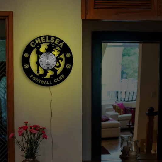 Chelsea FC Vinyl Wall Clock