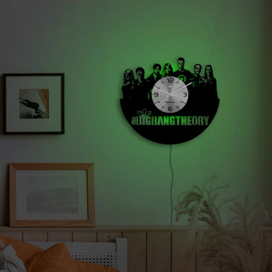 The Big Bang Theory Vinyl Wall Clock