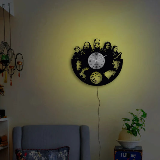 Game of Thrones Vinyl Wall Clock