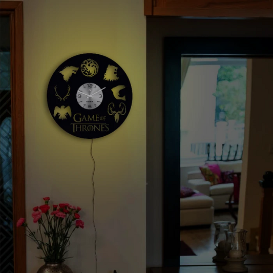Game of Thrones Noble Houses Vinyl Wall Clock