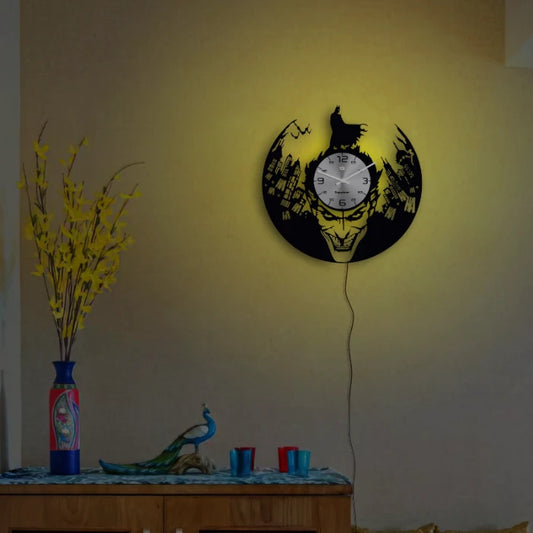 Batman Vinyl Wall Clock