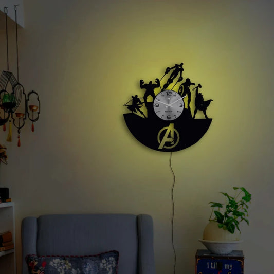 Avengers Vinyl Wall Clock
