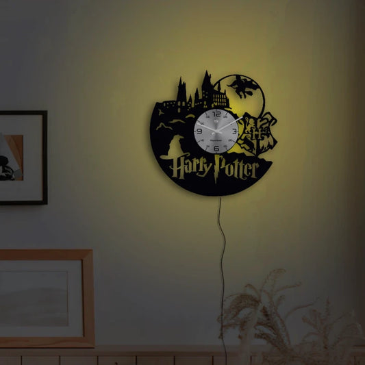 Harry Potter Vinyl Wall Clock