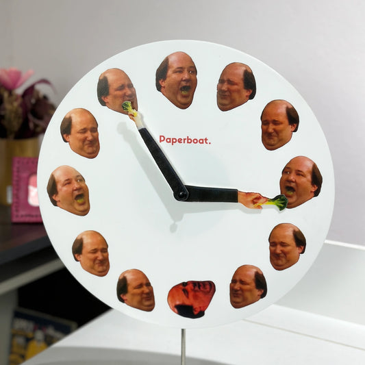 The Office Kevin Motion Clock