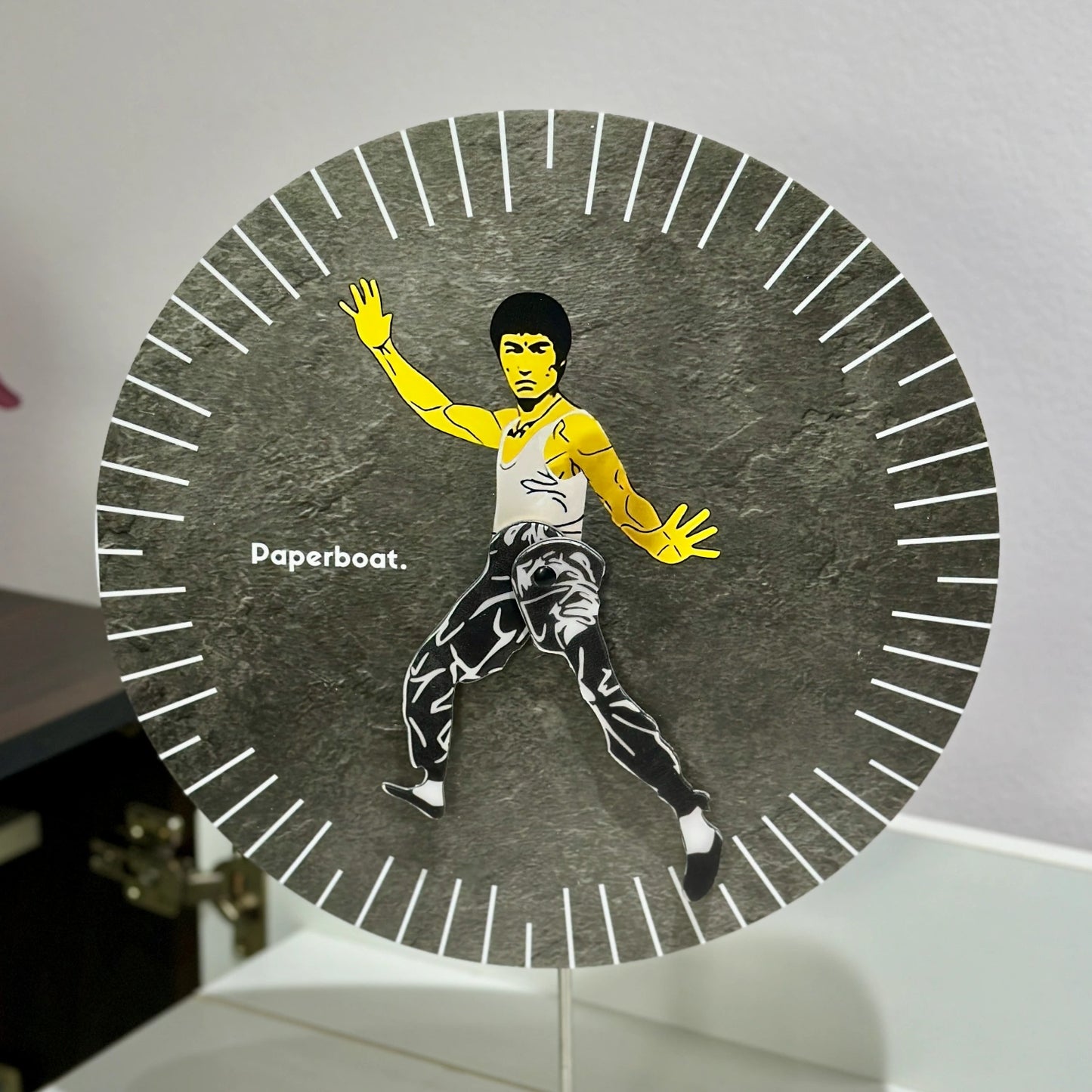Bruce Lee Motion Clock