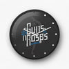 Guns And Roses wall clock