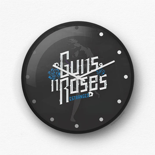Guns And Roses wall clock