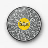 The Beatles Lyrics wall clock