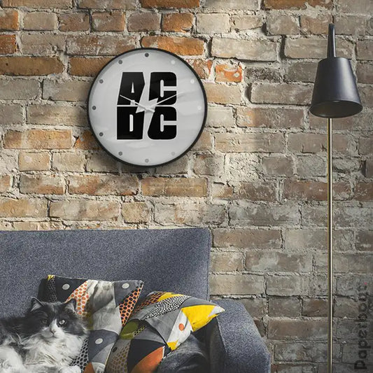 AC/DC wall clock