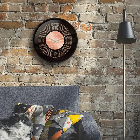 November Rain Lyrics wall clock