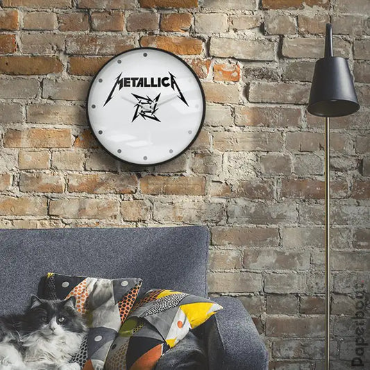 Metallica Logo wall clock