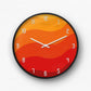 Bold Graphic Abstract Wall Clock